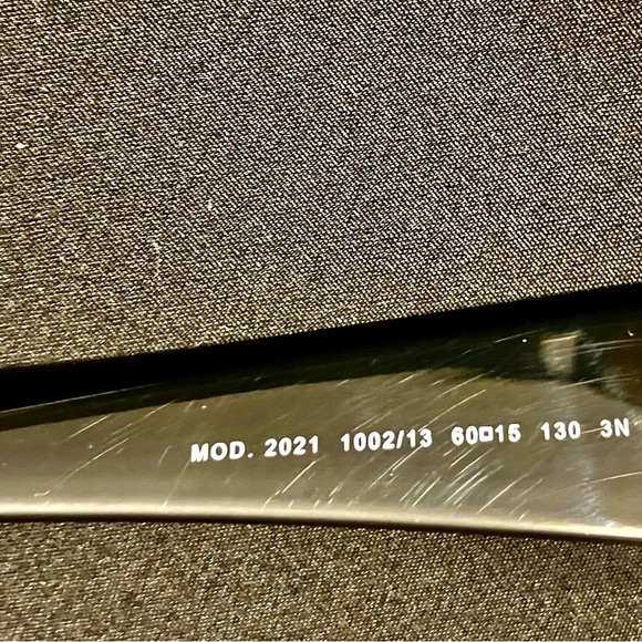 Versace Mod. 2021 1002/13  Black And Gold  Frame Sunglasses Made In ITALY - Picture 5 of 6